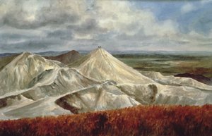 Cornish Landscape - China Clay lomy v St. Austell